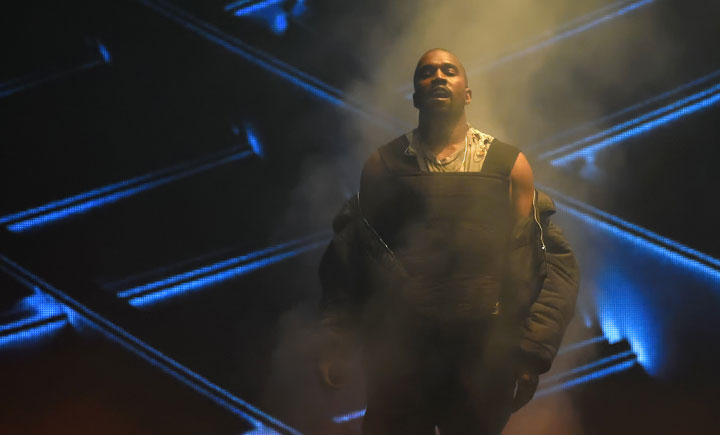 Kanye West, pictured at the Billboard Music Awards on May 17, 2015.