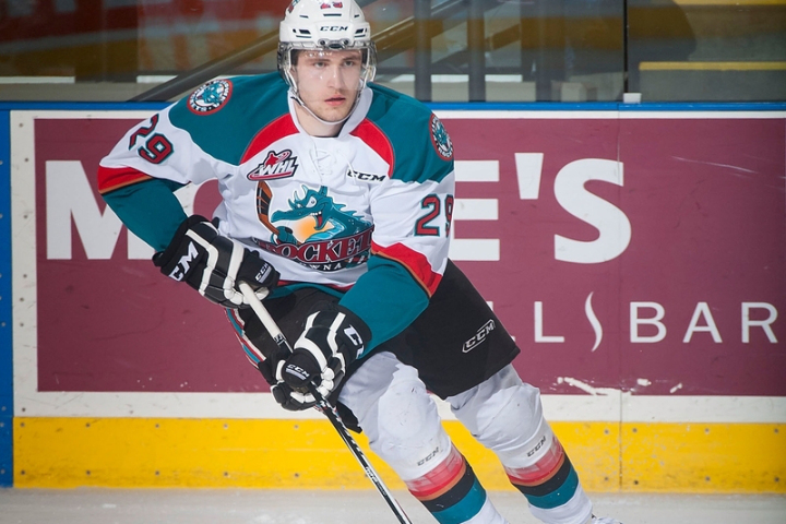 Kelowna traded its first round pick to Prince Albert in the blockbuster deal to acquire Leon Draisaitl (pictured). 