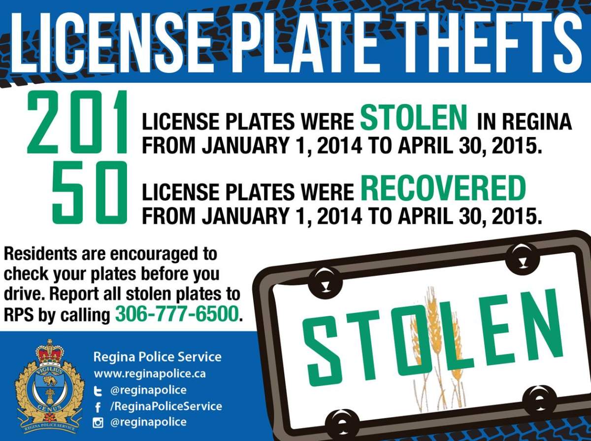 Police warn of license plate thefts - image
