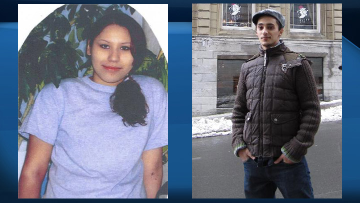 Saskatoon police are highlighting Karina Wolfe (left) and Hamza Alsharief’s (right) missing persons cases.