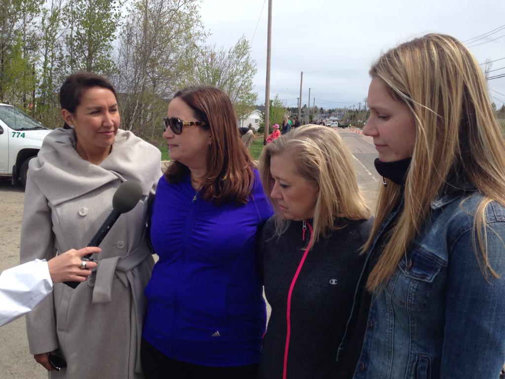 The widows of the slain RCMP officers are thanking the community for their support over the past year.