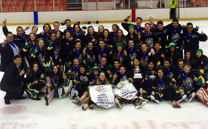 For the second consecutive year, both Saskatchewan teams won gold at the National Aboriginal Hockey Championships.