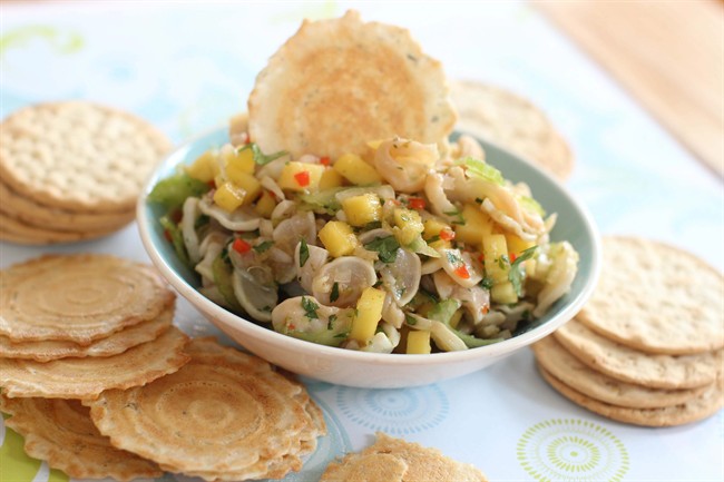 Recipe for geoduck salad