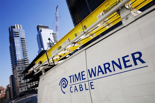 FILE - This Feb. 2, 2009 file photo shows a Time Warner Cable truck in New York .