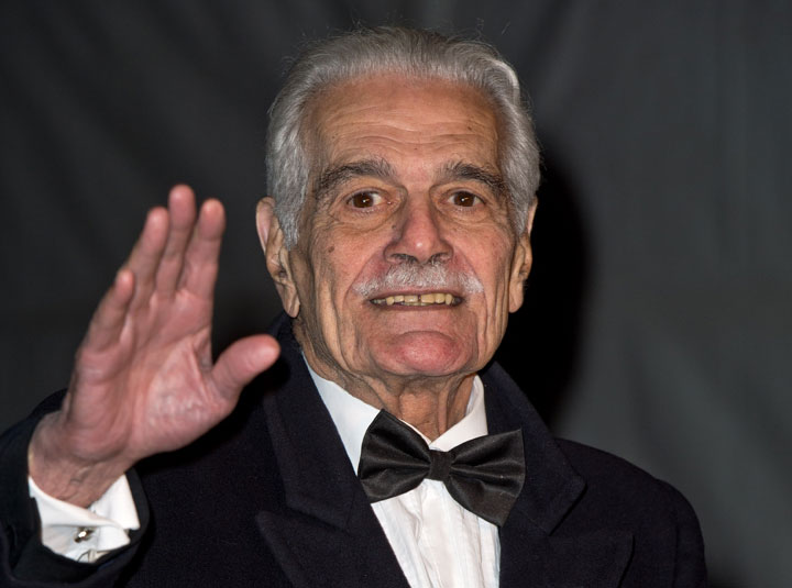 Omar Sharif, pictured in 2013.