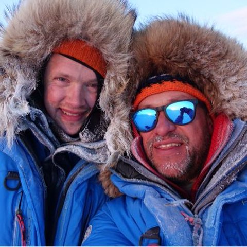 Philip de Roo (left) and Marc Cornelissen seen here on April 7. 