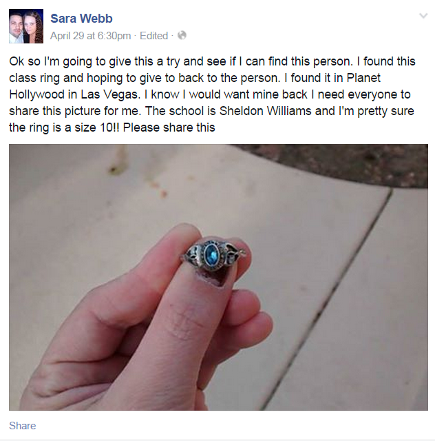 American woman seeks owner of lost Regina class ring - image