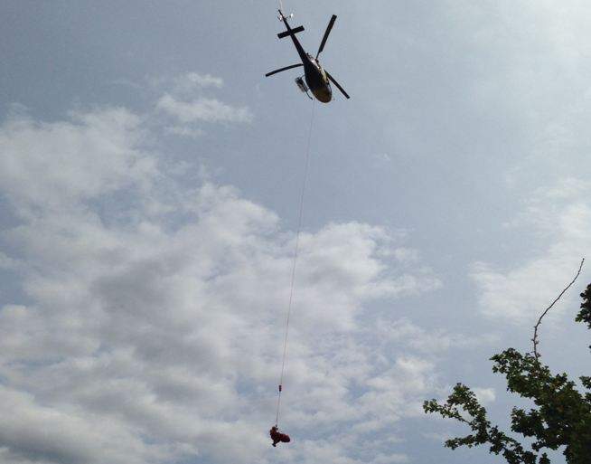 Penticton Search and Rescue retrieve hiker from Skaha Bluffs - image