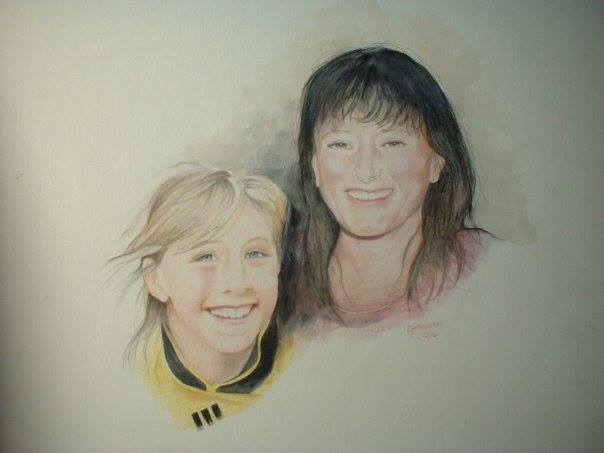 Drawing of Sheila and Stephenie Allt. The 13th annual Allt Memorial Soccer Tournament is being held this weekend in Halifax.
