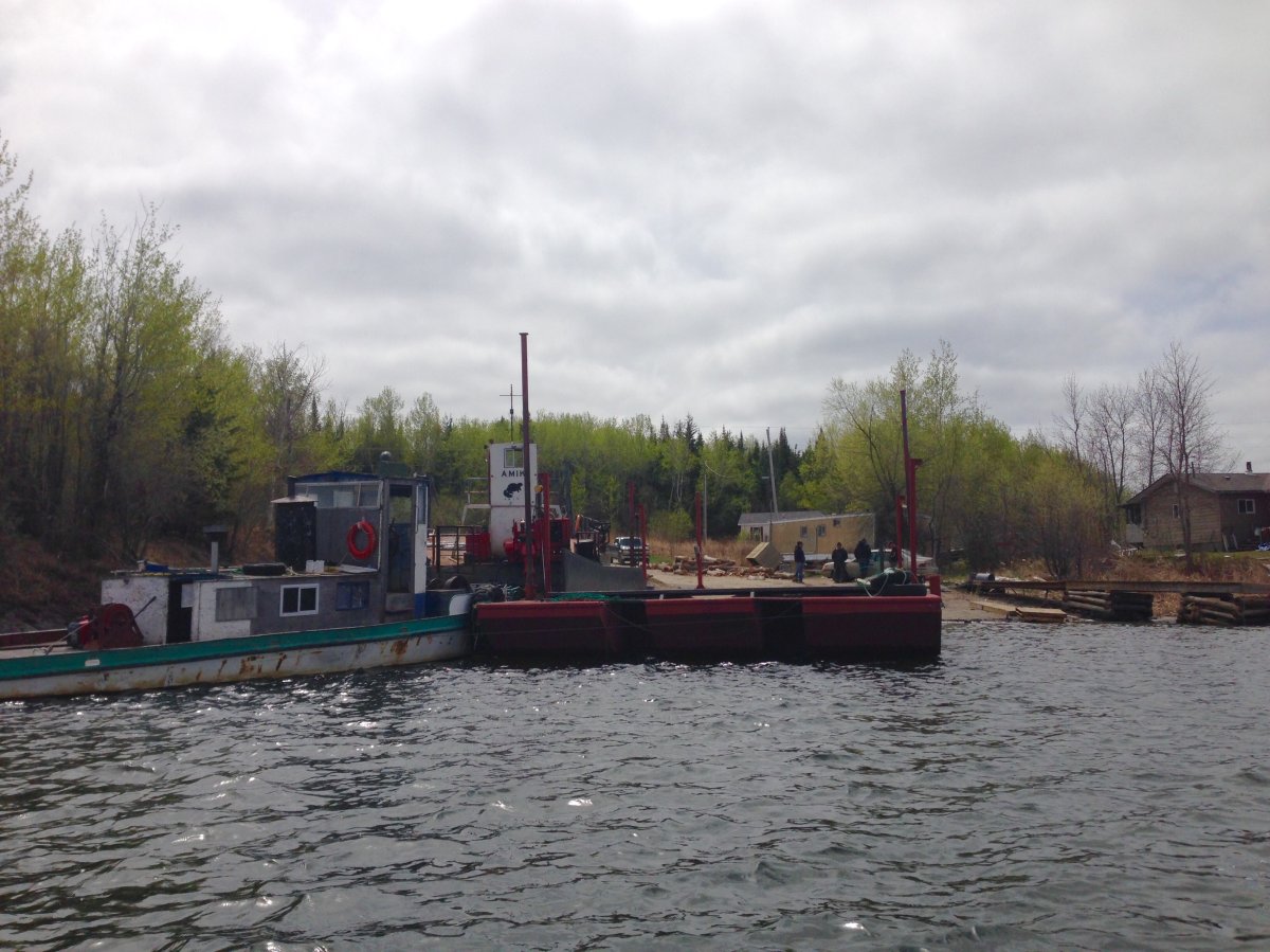 A reserve under one of Canada's longest boil-water advisories has patched-up its aging ferry after being cut off from the outside world.