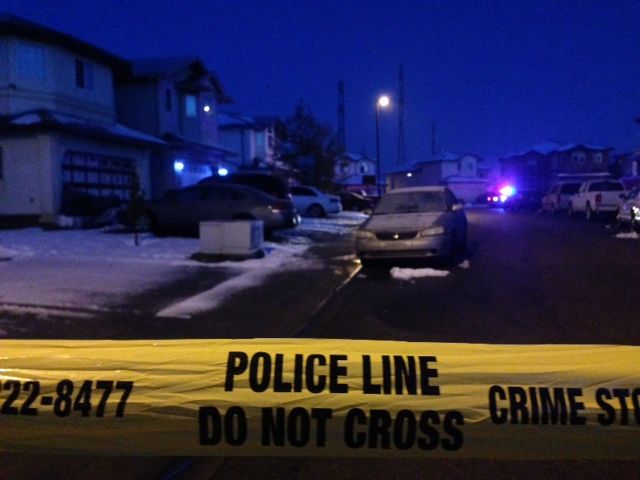 Edmonton police investigate a possible shooting in Mill Woods, May 7, 2015. 
