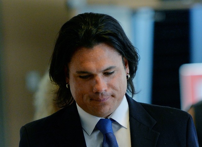 Suspended senator Patrick Brazeau arrives to court in Gatineau, Que., on Tuesday, May 19, 2015.