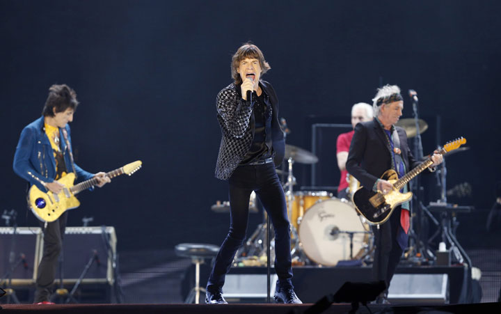 The Rolling Stones, pictured in February 2014.