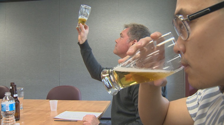 Every Friday morning, members of the Canadian Malting Barley Technical Centre gather to taste beer.