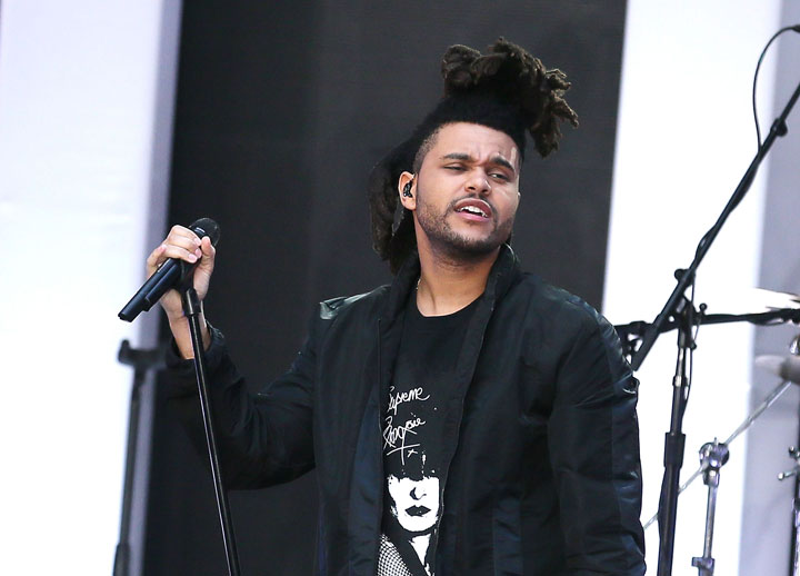 The Weeknd, pictured on May 7, 2015.