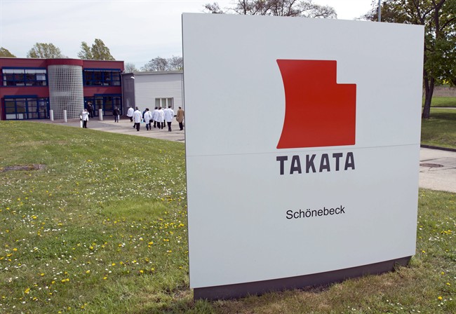 Transport Canada says 1.2 million vehicles in Canada could be affected by the Takata airbag recall.