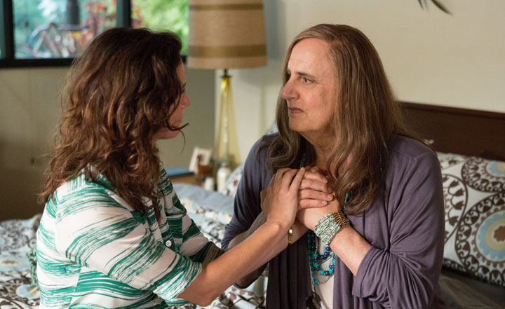 A scene from the award-winning 'Transparent,' a series available on shomi.