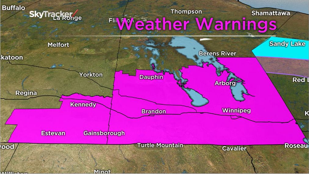 Southern Manitoba could see the potential for severe weather.