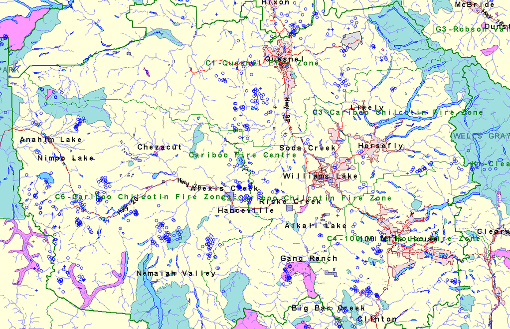 Fire crews respond to five new lightning-caused wildfires in the Cariboo - image