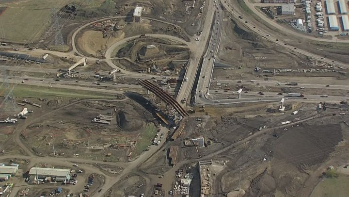 A portion of Yellowhead Trail will be closed for 24 hours this weekend.