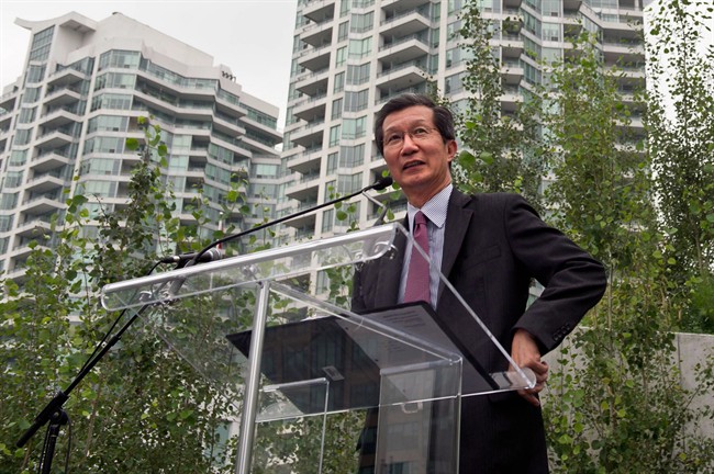 Michael Chan, above, in Toronto on August 28, 2013. 
