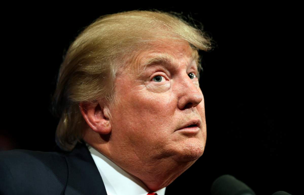 Republican presidential candidate Donald Trump speaks to supporters during a rally, Tuesday, June 16, 2015, in Des Moines, Iowa.
