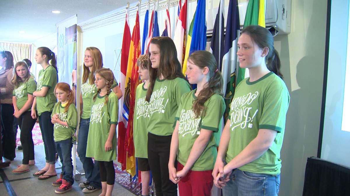Youth at the 4-H launch celebration.