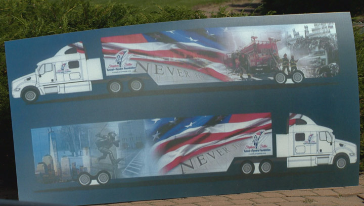 The “9/11 Never Forget” mobile exhibit will make a stop in Saskatoon in July for the Canada Remembers Our Heroes air show.