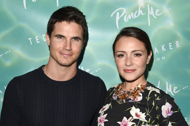 Robbie Amell and Italia Ricci, pictured in March 2015.