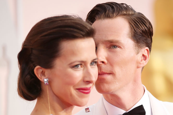 Sophie Hunter and Benedict Cumberbatch, pictured in February 2015.