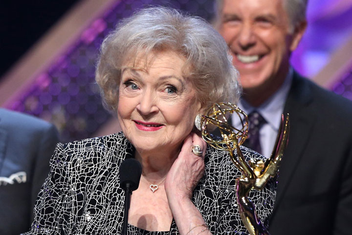 Betty White, pictured in April 2015.