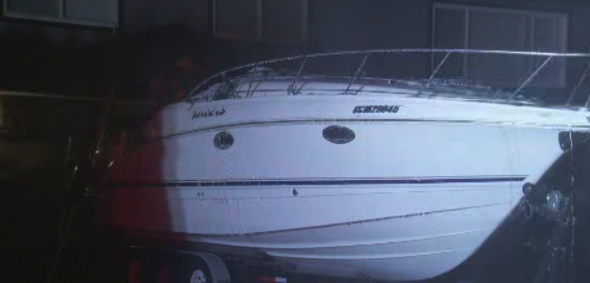 Crews stop boat fire from spreading to a house in Port Coquitlam - image