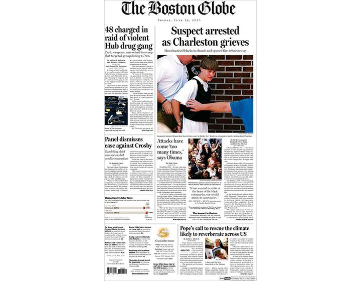 PHOTOS: Newspaper front pages day after Dylann Roof’s capture - image