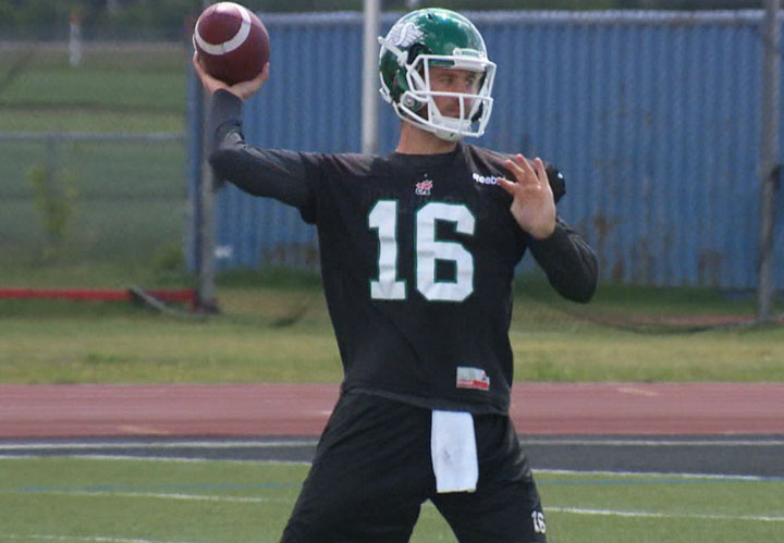 The Saskatchewan Roughriders new third-string quarterback has taken a difficult road to get to this point.