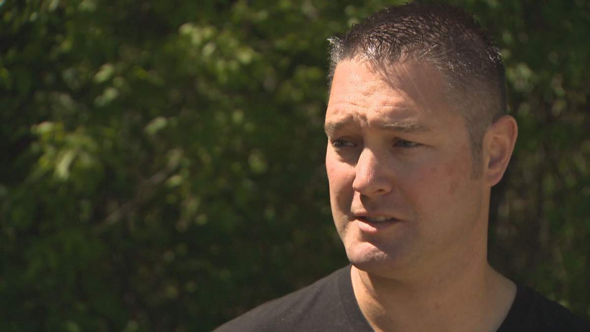 Chad Swayze, a Winnipeg Firefighter was diagnosed with PTSD following an explosion at a manufacturing plant in 2012.