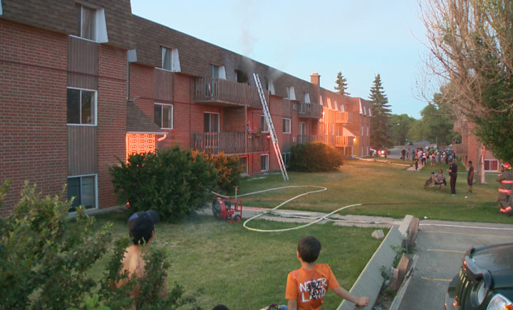 Firefighters were busy Saturday responding to three separate fires in Saskatoon.