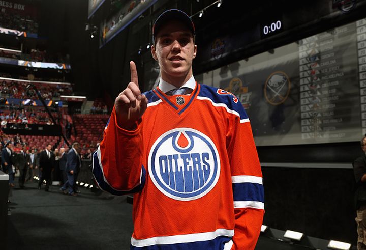 Connor McDavid selected by Oilers with No. 1 overall pick in 2015 NHL draft