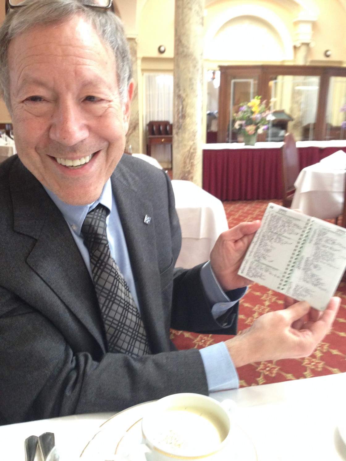 Liberal MP Irwin Cotler's daily to-do-list. (Laura Stone/Global News).