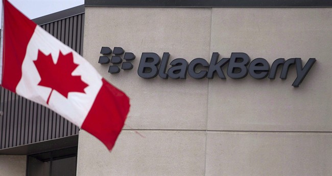 BlackBerry shares climb as revenue slide slows - image