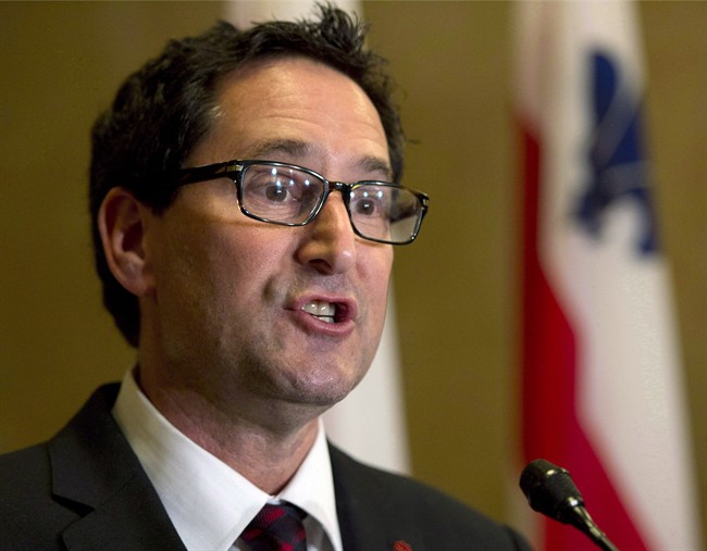 Mayor Michael Applebaum announces his resignation at City Hall, Tuesday, June 18, 2013 in Montreal.