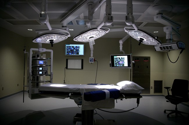An operating room in Lansing, Mich. is shown in a May 19, 2014 file photo. 