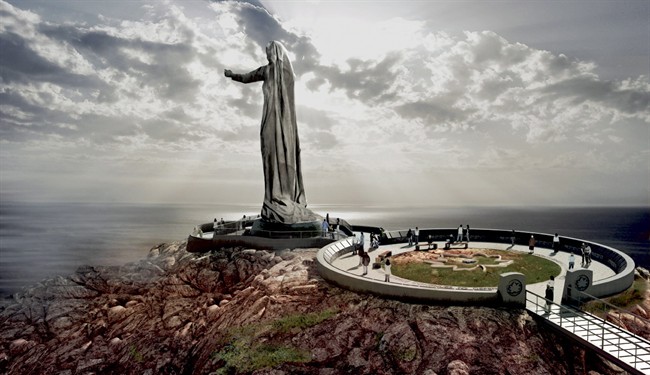 The Never Forgotten National Memorial at Green Cove near Ingonish, N.S., is shown in this undated artist’s rendering.