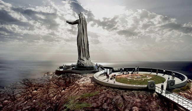 The Never Forgotten National Memorial at Green Cove near Ingonish, N.S., is shown in this undated artist's rendering. 
