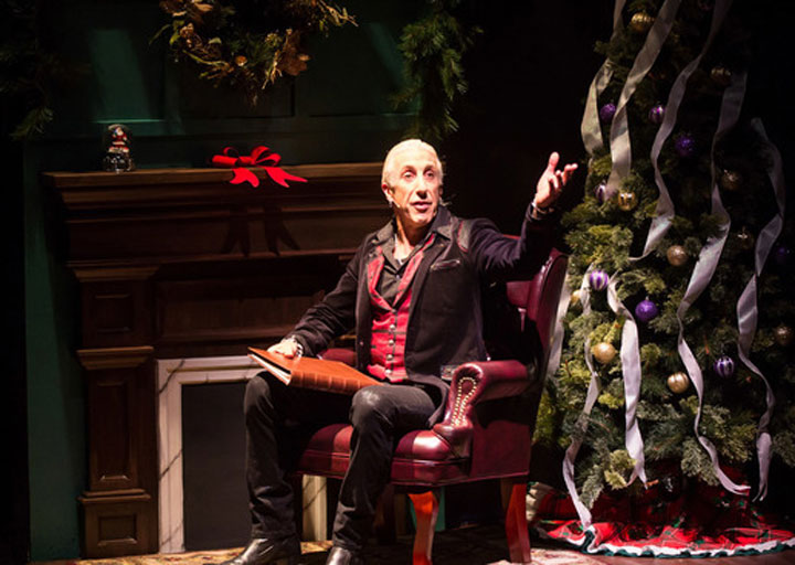 Dee Snider, pictured in the Chicago production of 'Rock & Roll Christmas Tale.'.