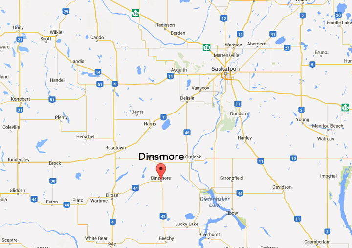 Emergency services were called to a fatal crash Thursday south of the village of Dinsmore, Sask.