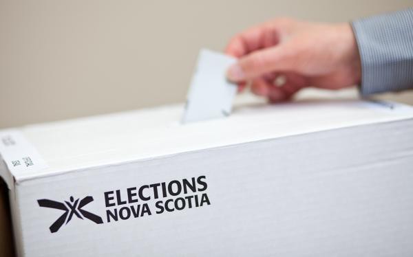 A ballot box is pictured on the Elections Nova Scotia website.