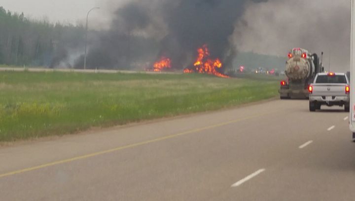 A collision between a diesel truck and an SUV shut down Highway 63 at highway 881 Tuesday, June 30, 2015.