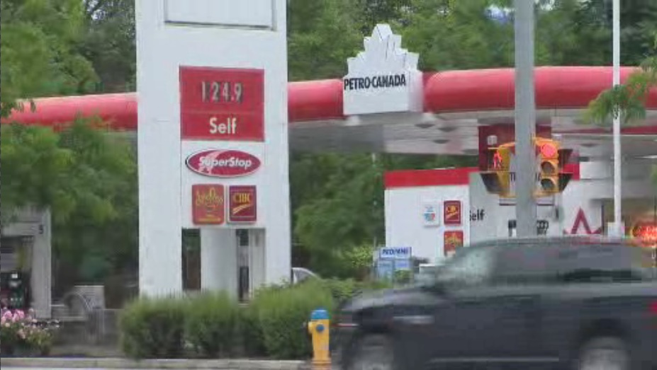 Gas prices jump 14 cents to $124.9/litre. 