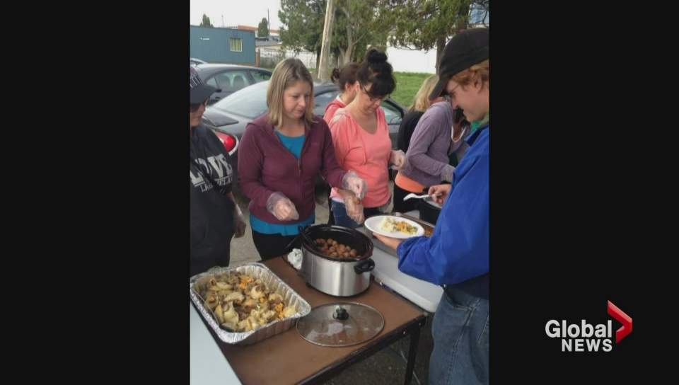 Operators of a Surrey pop-up soup kitchen that has been serving those in need for 18 months say they received a warning from the owner of a plot of land where they have set up shop.