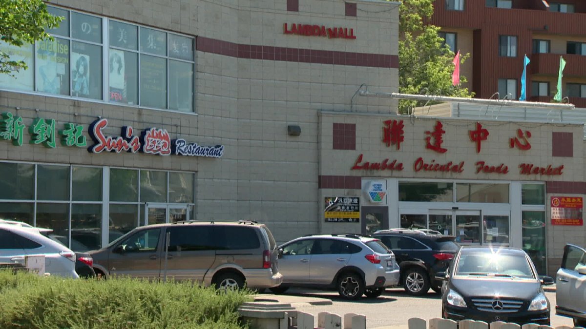 Police were called to a strip mall on Centre Street around 2 p.m. Sunday afternoon, after reports a man left a baby in a car.